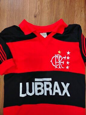 Flamengo Stripe Soccer Jersey Football Home